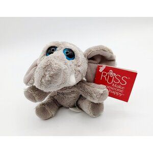 Russ Lil Peepers "Gazoo" the Elephant Vintage Collectible Plush 8 inch